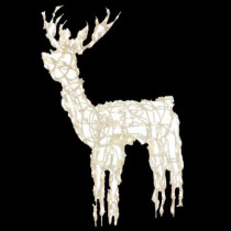 48 in. Animated Wire Frame Buck