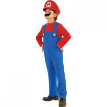 Child Super Mario Bros Mario Costume